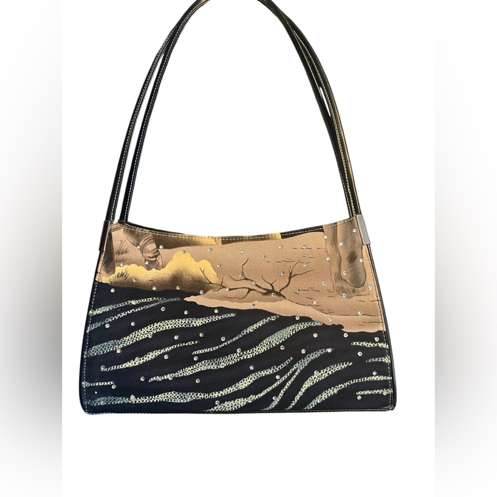EUC~ Vintage or Y2K-era zebra print shoulder bag. Rarely used.